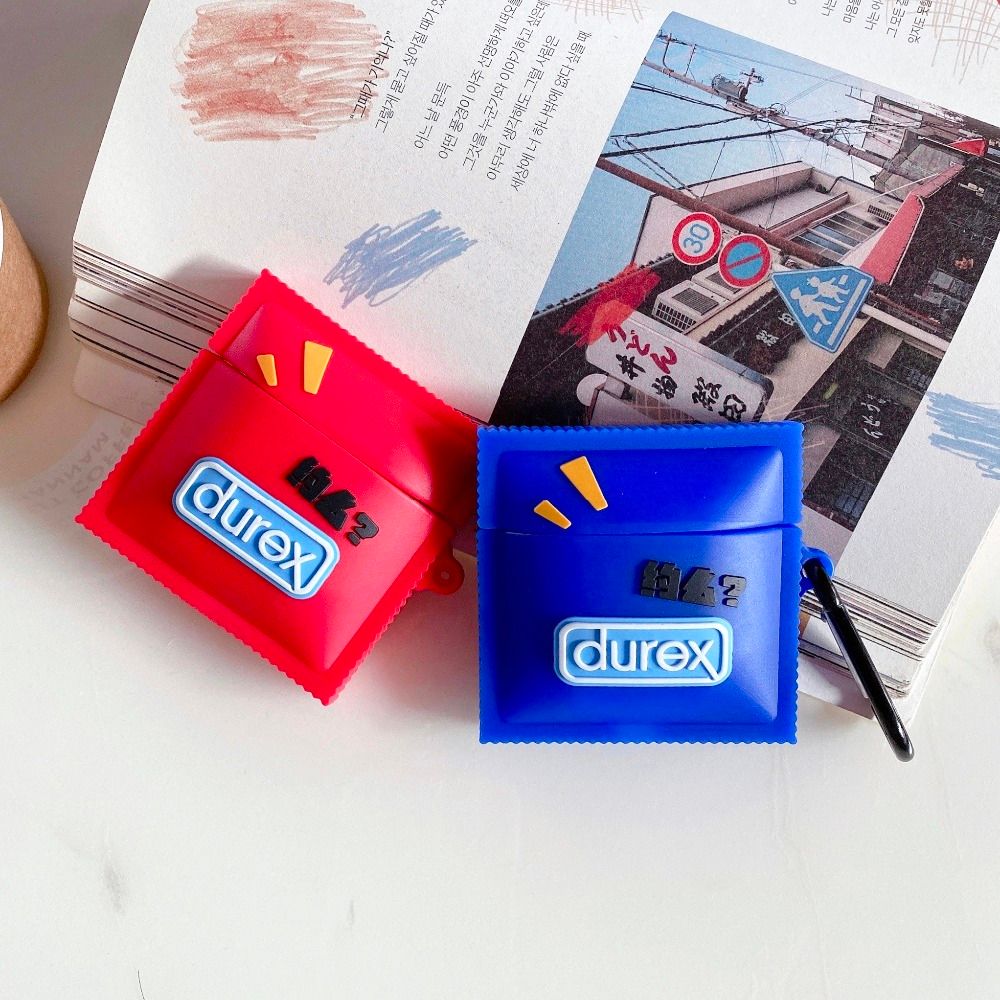 Acheter Pas Cher Etui De Casque De Preservatif Dosex Drole 3d Pour Airpods Pro Rouge Blue Bluetooth Sans Case De Casque Box Pour Airpods 1 2 Coque Du 3 15 Fr Dhgate