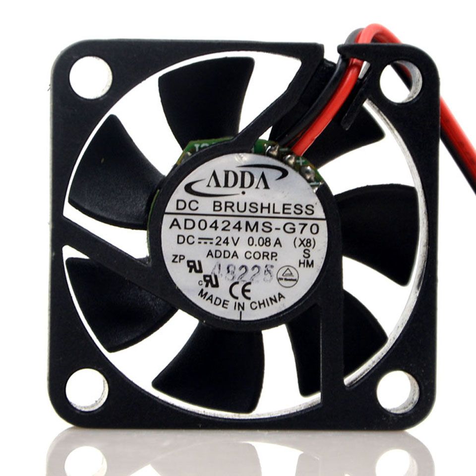 1PC ADDA Fan AD0424MS-G70 4CM 24V 0.08A 