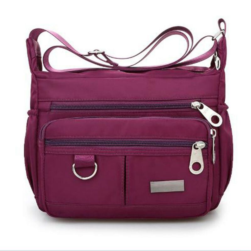 women's multi pocket shoulder bag