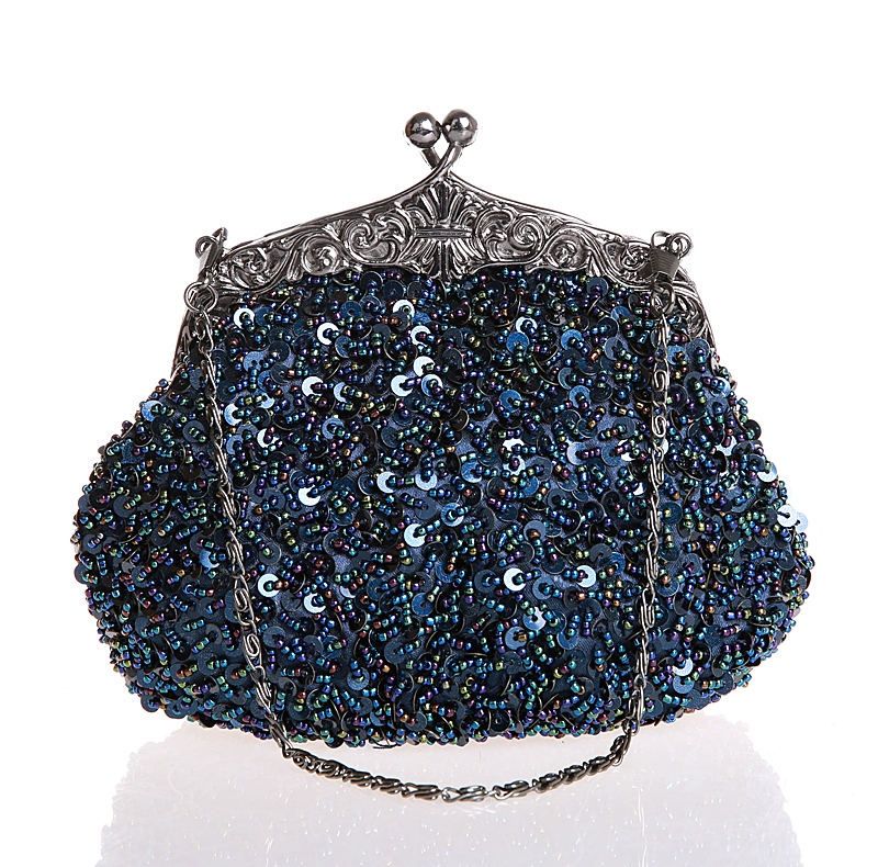navy blue clutch bag for wedding