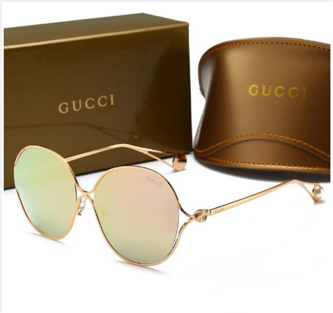 Acquistare Occhiali Da Sole Con Lenti In Vetro Colorato Uomo Donna Cerchio Occhiali  Da Sole Designer Occhiali Da Vista Di Alta Qualità Occhiali Da Vista Con  Custodia Marrone Occhiali Da Sole G0255