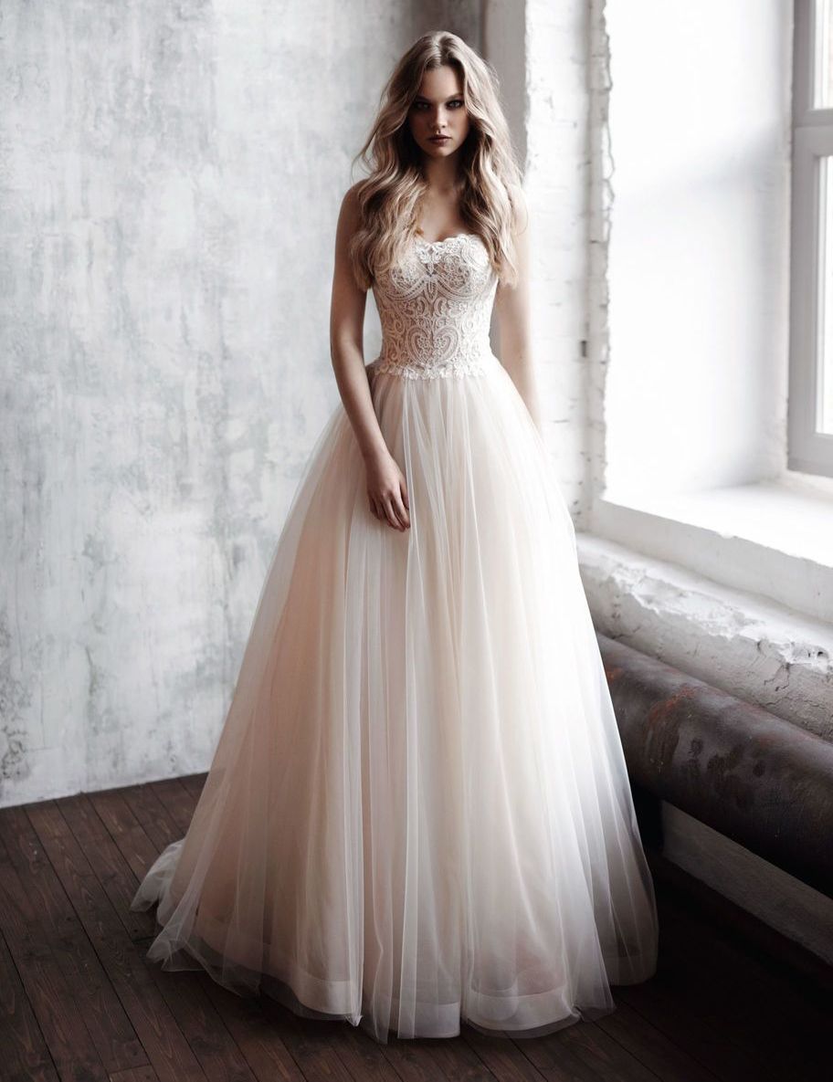 Discount Strapless Sweetheart Wedding Gowns A Line Bridal Dresses