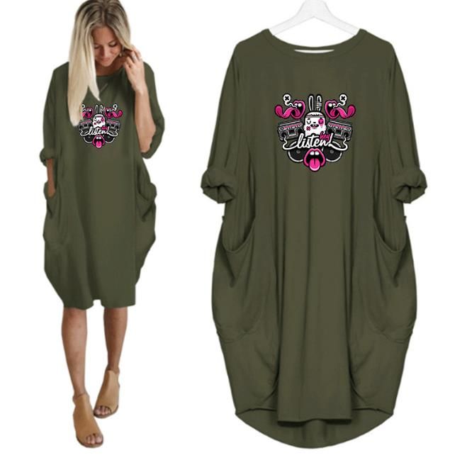 knee length tunic dress