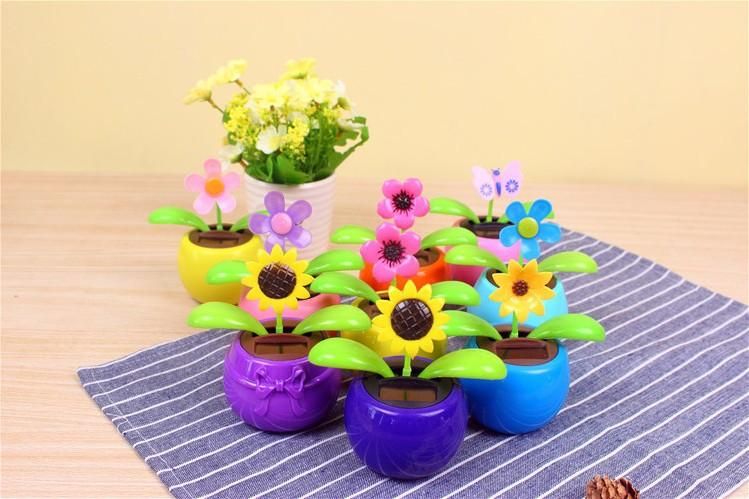 solar sunflower toy