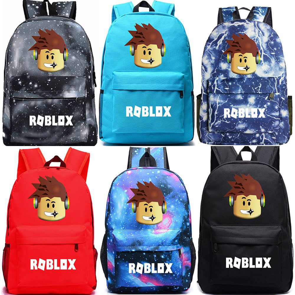 2018 New Cartoon Galaxy Roblox Games Letter Boy Girl School Bag