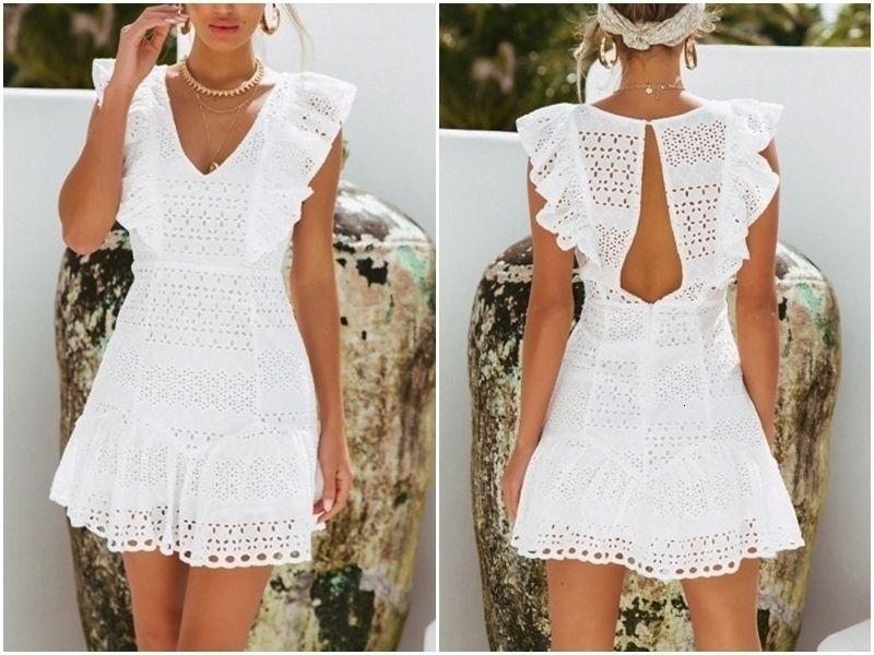 white cotton summer dresses