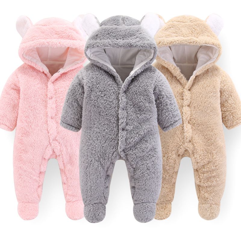 newborn winter romper