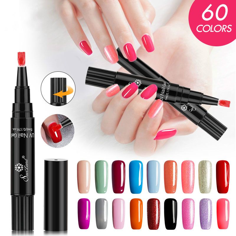 One Step Gel Nail Polish Pen, No Base Top Coat Need, Saviland 3 in 1 Soak Off UV LED Varnish Nail Art Kit gel polish One Step Gel Nail Polish Pen, No Base Top Coat Need, Saviland 3 in 1 Soak Off UV LED Varnish Nail Art Kit gel polish