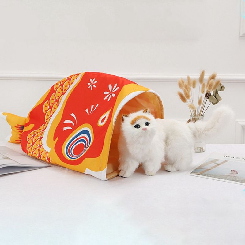 Satin Al Moda Yatakli Icin Pet Kedi Oyuncak Sevimli Fare Tasarim Kedi Tuneller Pet Oyuncak Daha Eglenceli Renk Cadir Kolay Ev Tl181 Dhgate Comda