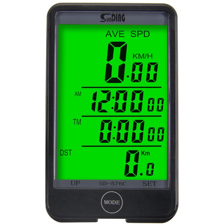 2020 Screen Touch Bike Computer Bicycle Speedometer Wireless Stopwatch Large Screen LCD