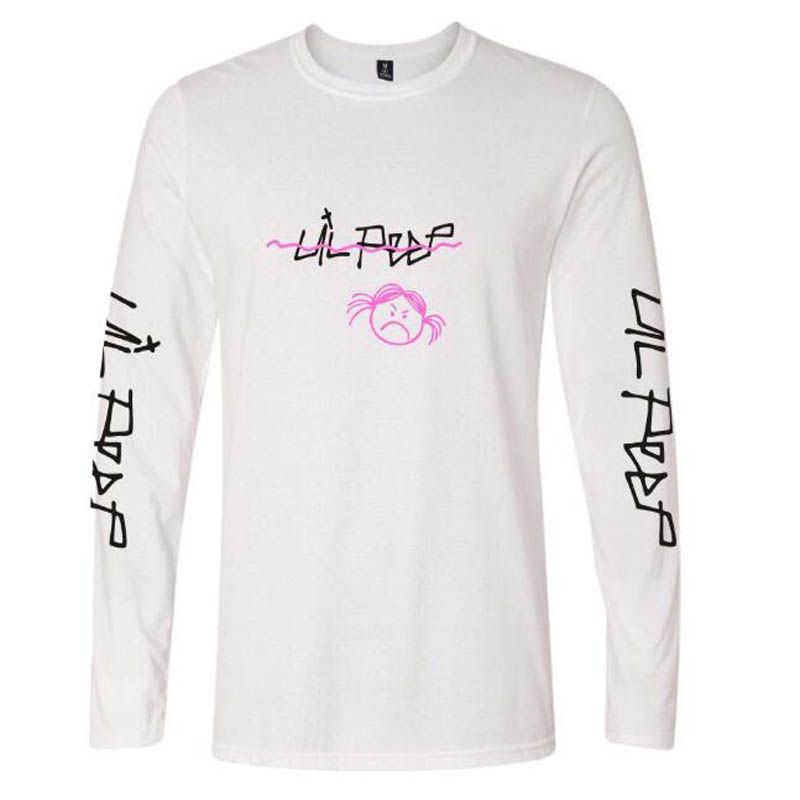 Compra Lil Peep Camisas Largas Moda Cómodo Cuello Redondo Camisetas De  Manga Larga Hip Hop Impresión Divertida Primavera Camisetas Lil Peep Barato  | Entrega Rápida Y Calidad | Es.Dhgate