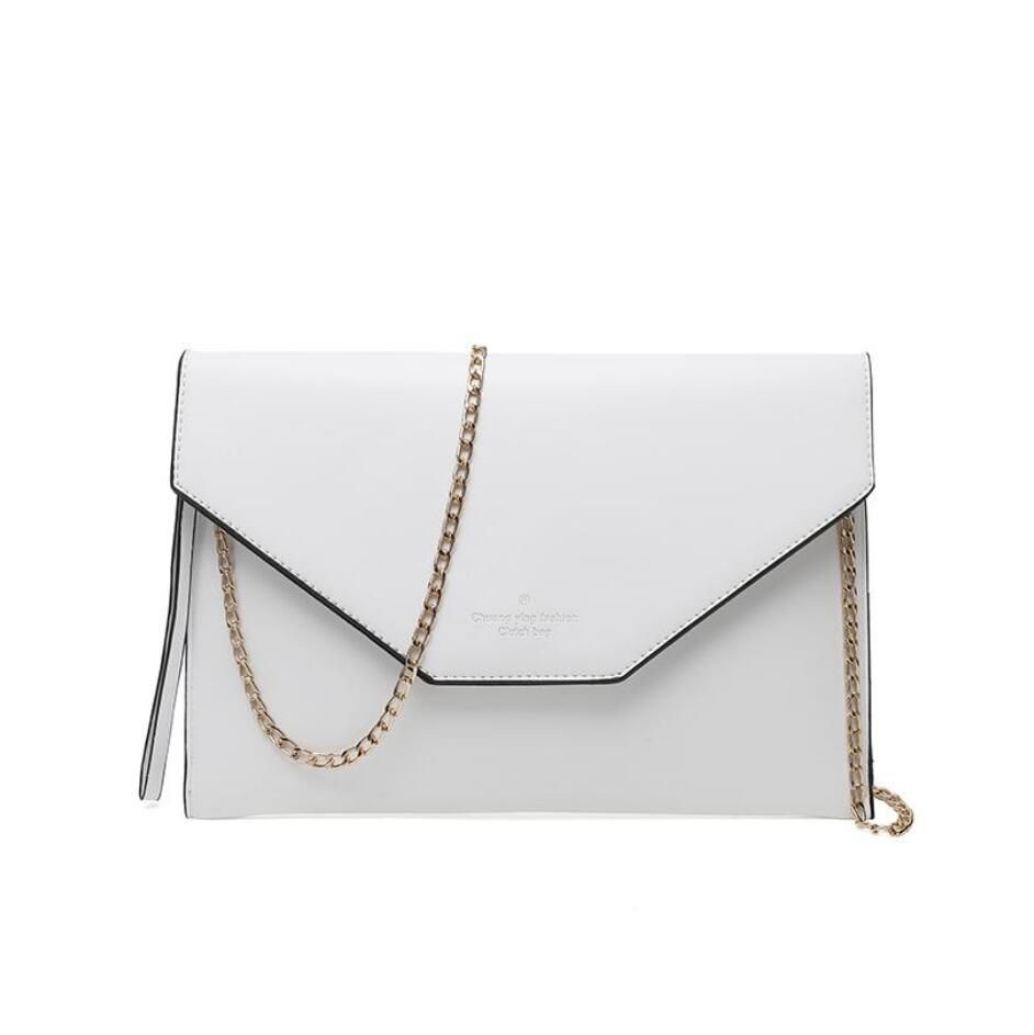 white envelope clutch bag