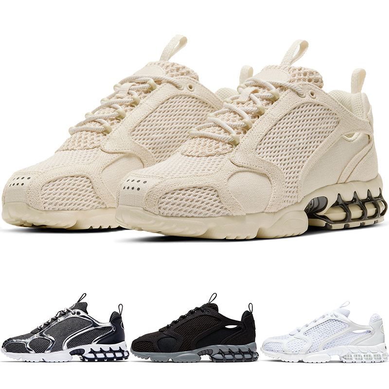 beige athletic shoes