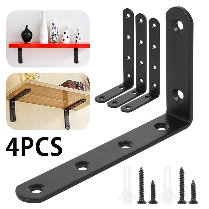 4PCS Triángulo soporte cojinete duradero montado en la pared banco del vector de