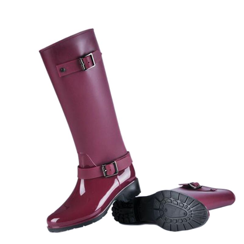 thigh high rubber rain boots