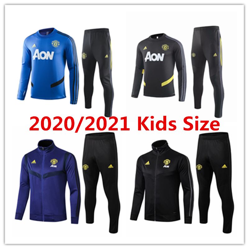 2020 2020 2021 Man United Kids Jacket Pogba Child Kits Tracksuit Soccer Jersey Boys Long Sleeve Martial Rashford Children Football Training Shirt From Okokjersey 29 23 Dhgate Com