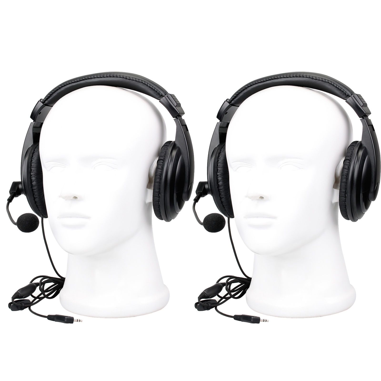 2*2pin Headset earpiece for Retevis H777 RT22 RT23 Kenwood BAOFENG 2Way Radio US