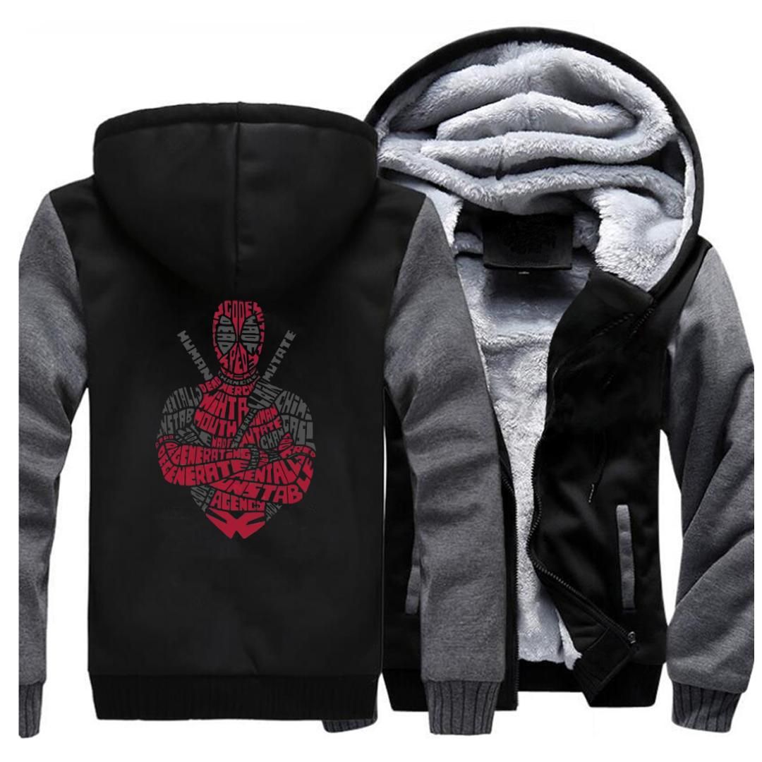 fleece moletom com capuz jacket men's