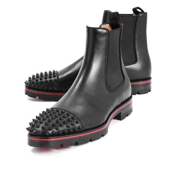 spiked biker boots