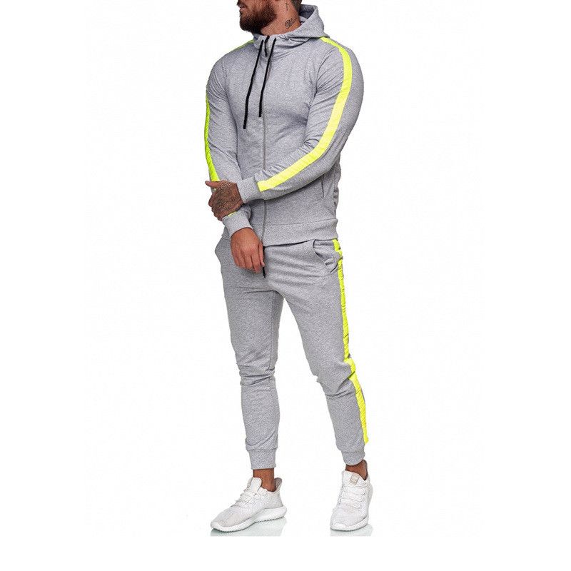 mens striped tracksuit