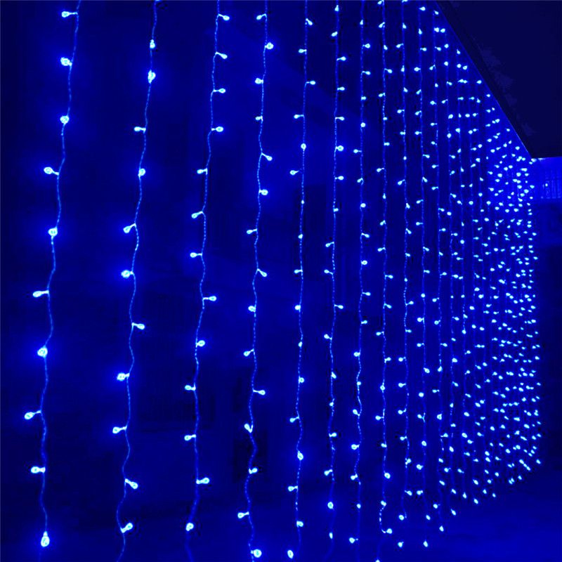 10m X 3m 1000 Bulbs Christmas Led Curtain String Lights