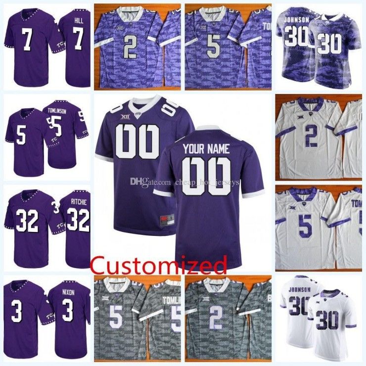 tcu custom jersey