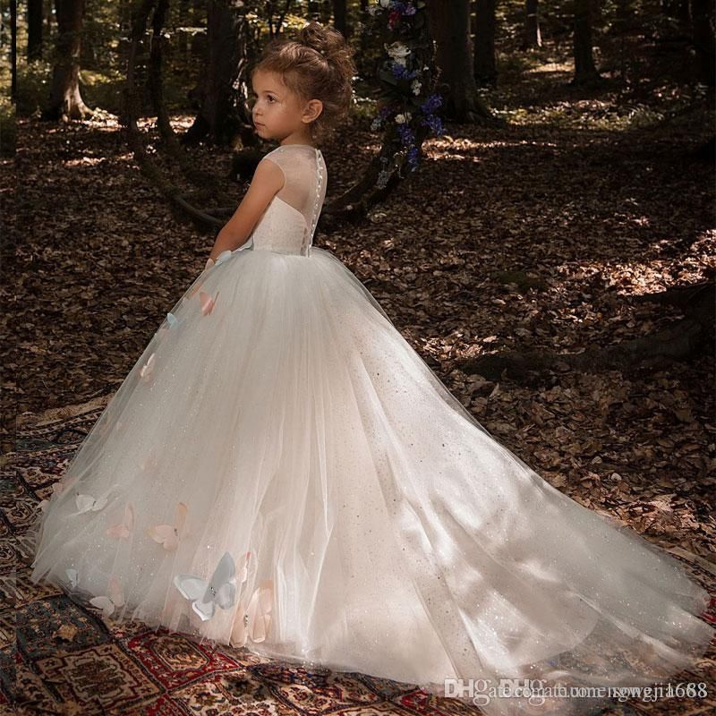 butterfly communion dress