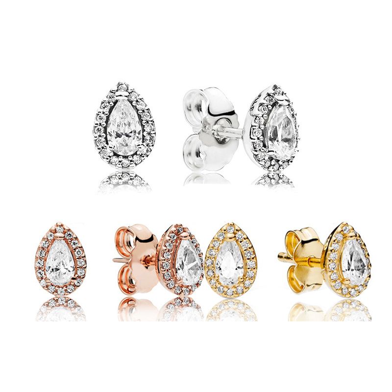 Luxury designer Rose gold Stud Earring 