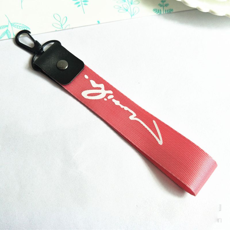Wallet Bag Charms Women Car Key Ring Keychain DIY Ribbon Band Phone Lanyard 