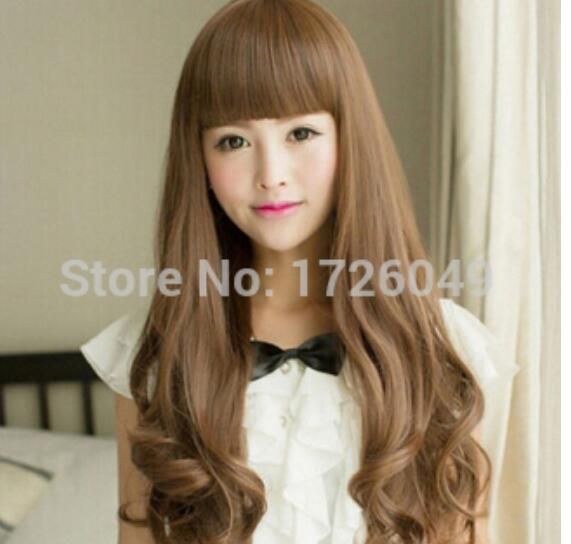 Free Shippin Women Sexy Style Popular Long Curly Hair Cosplay
