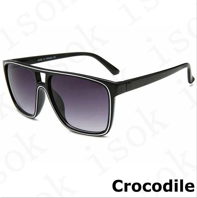 crocodile logo goggles