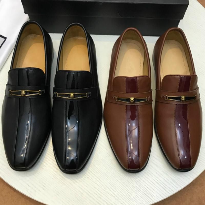 حار بيع ، أحذية رجالية جديدة أحذية الأعمال السوداء أزياء مريحة عارضة الأحذية تعزيز النمط الكلاسيكي مصنعين الساخنة