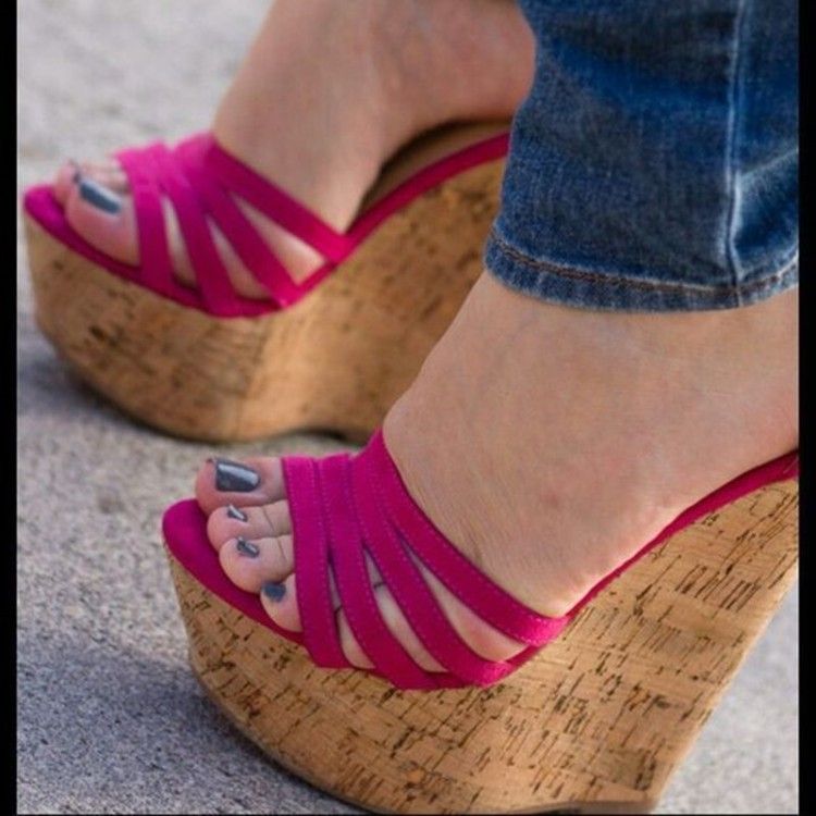 sexy wedge high heels