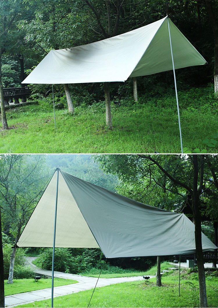 Menagerry Santuario Cuña Colchoneta impermeable para acampar 3 * 4M Colchón Paño para carpas al aire  libre Toldos multifuncionales