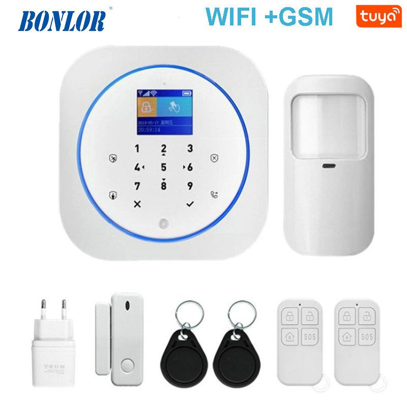Tuya APP Smart WiFi GSM Home Security GSM Alarm System 433MHz Detectors Alarm Compatible With Alexa Google Home IFTTT Tuya APP Alarm Equipment Suppliers Alarm Products From Jane6668, $53.19| DHgate.Com