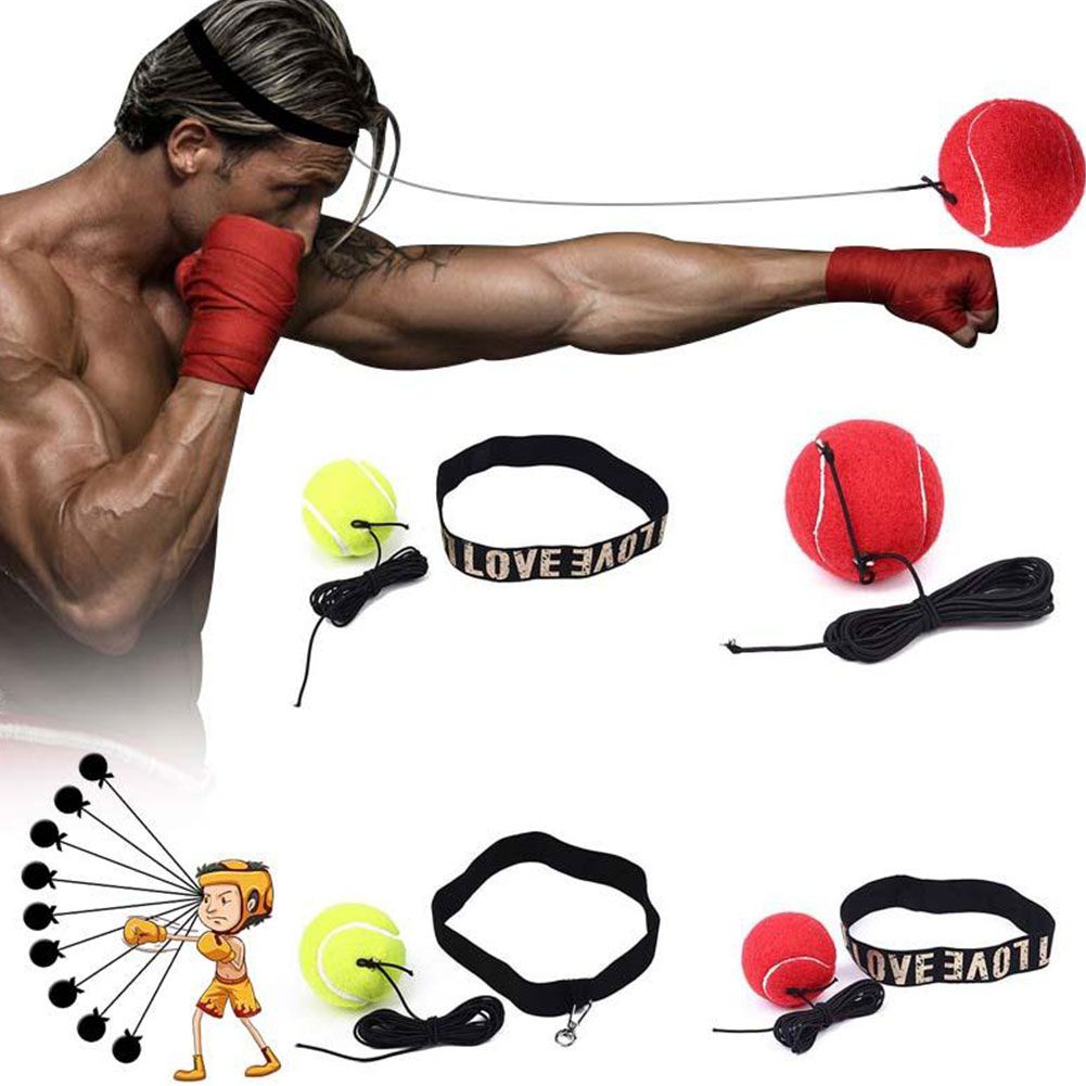 Boxing Training Fight Ball Reflex Speed Reaction Punch Combat Muscle