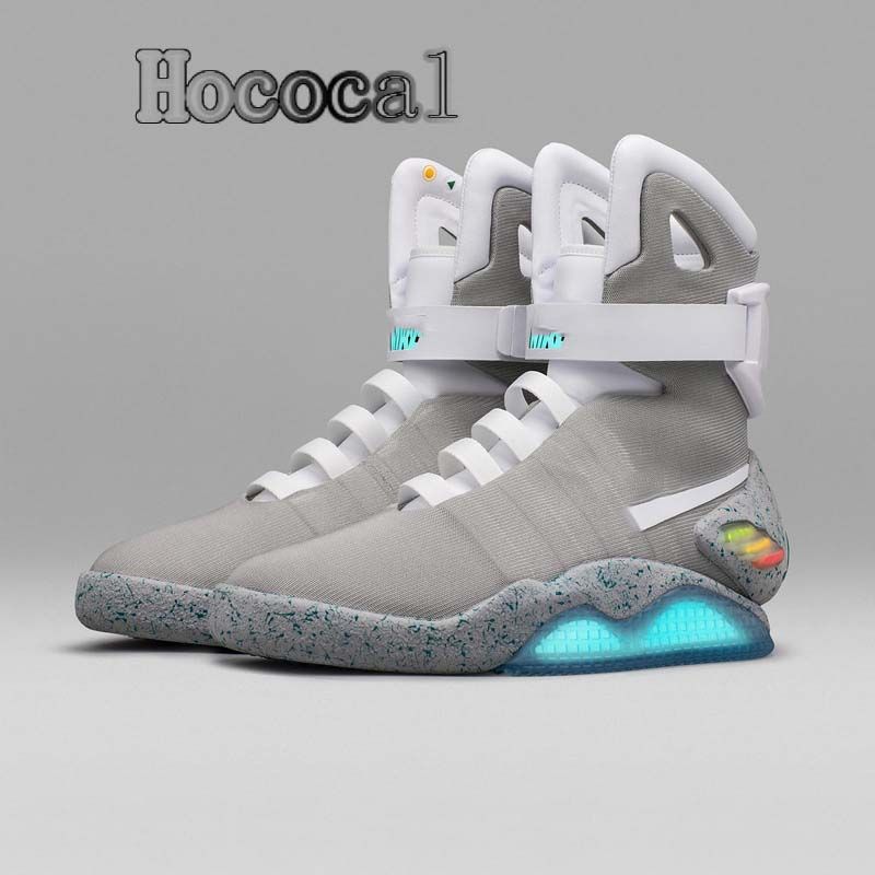 Compra NIke Air Mag Back To The Future Regreso Al Futuro McFly LED Zapatos  Ocasionales Del Tamaño Zapatillas De Deporte Para Hombre Botas De  Iluminación Mags 40 46 Barato | Entrega Rápida