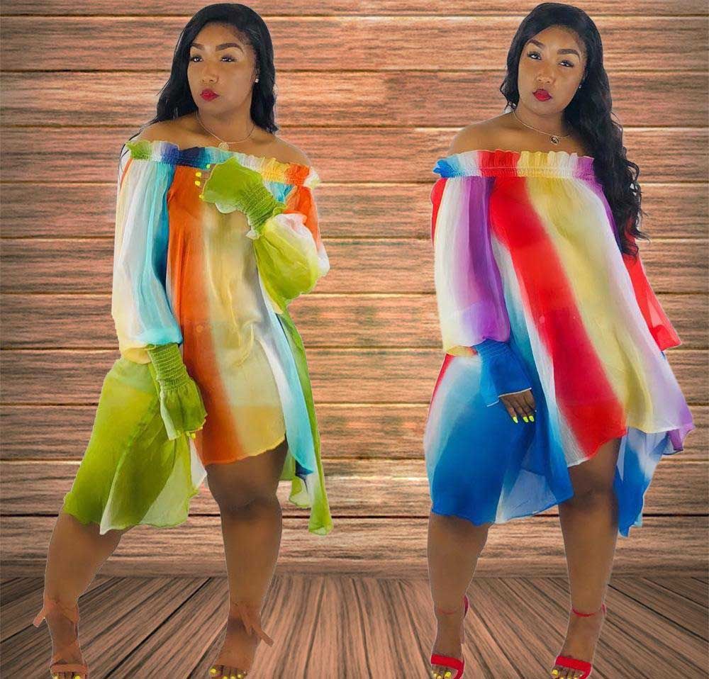 casual plus size mini dresses