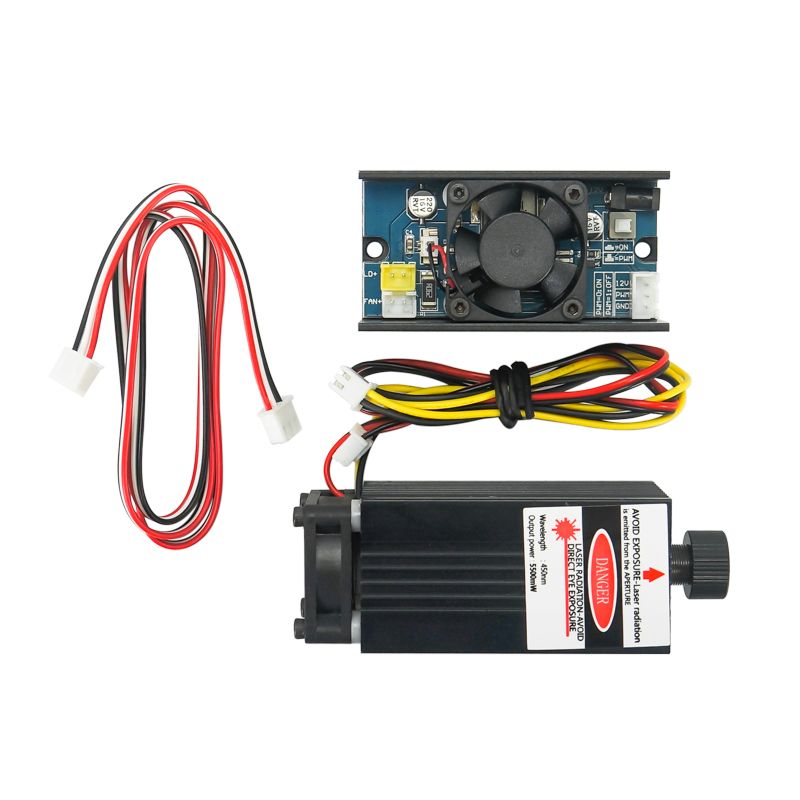 Upgrade 5500mW Lasermodul Laserkopf 450nm Blue Lase für P8U8 