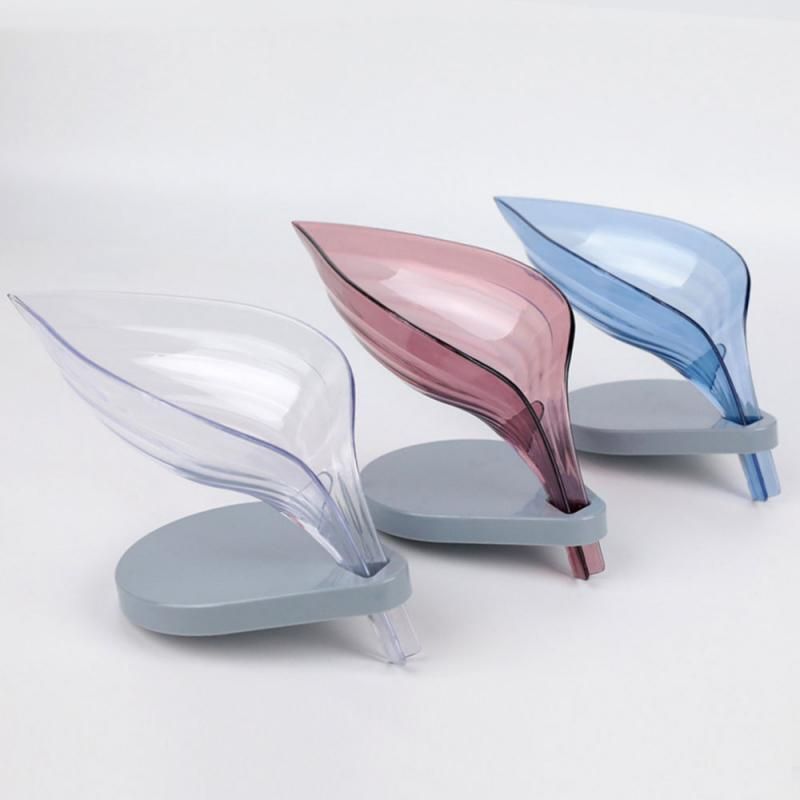 Leafology Decorative Drainage Soap Holder Soap Storage Holder Container Case Box
