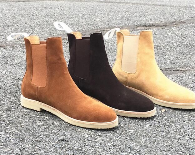 botas gamuza hombre