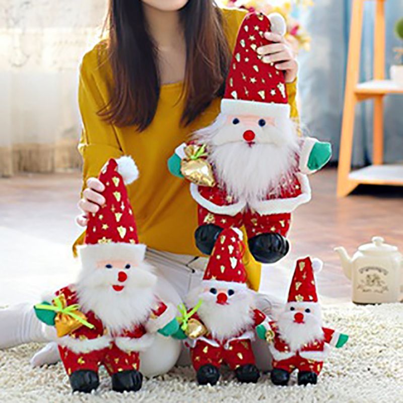 stuffed santa claus for outdoors