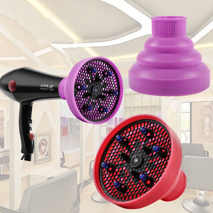 Difusor plegable de silicona lila para secador de pelo | Eurostil
