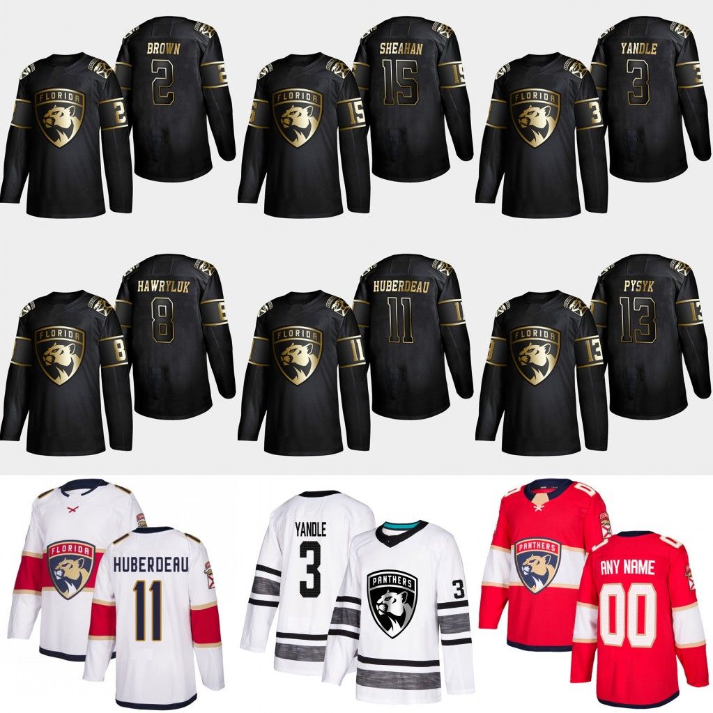 black florida panthers jersey