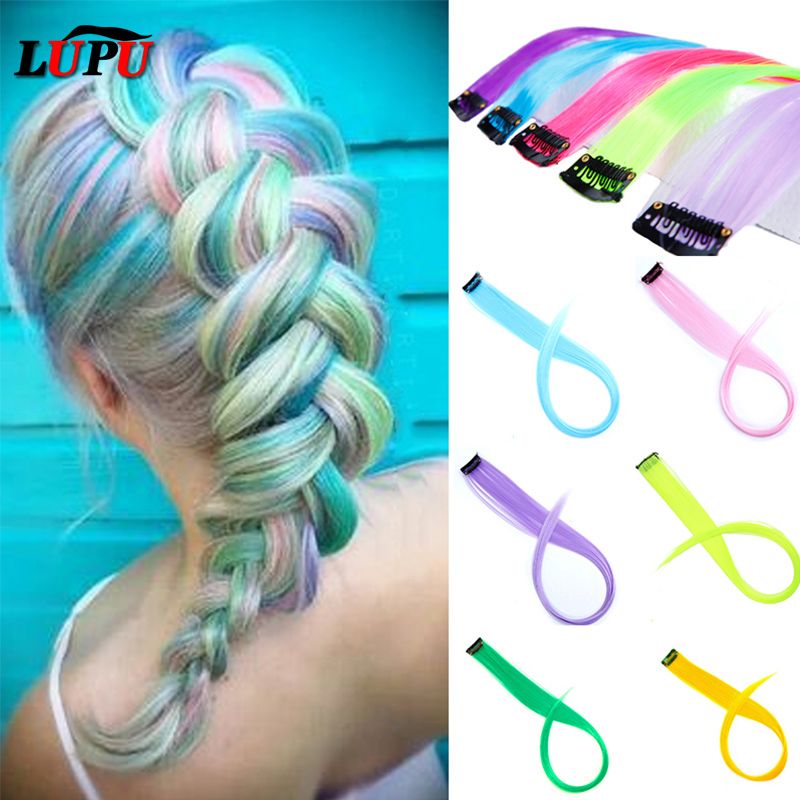 white hair pieces