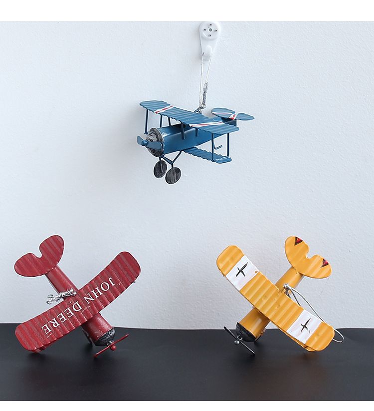 metal airplanes for decoration