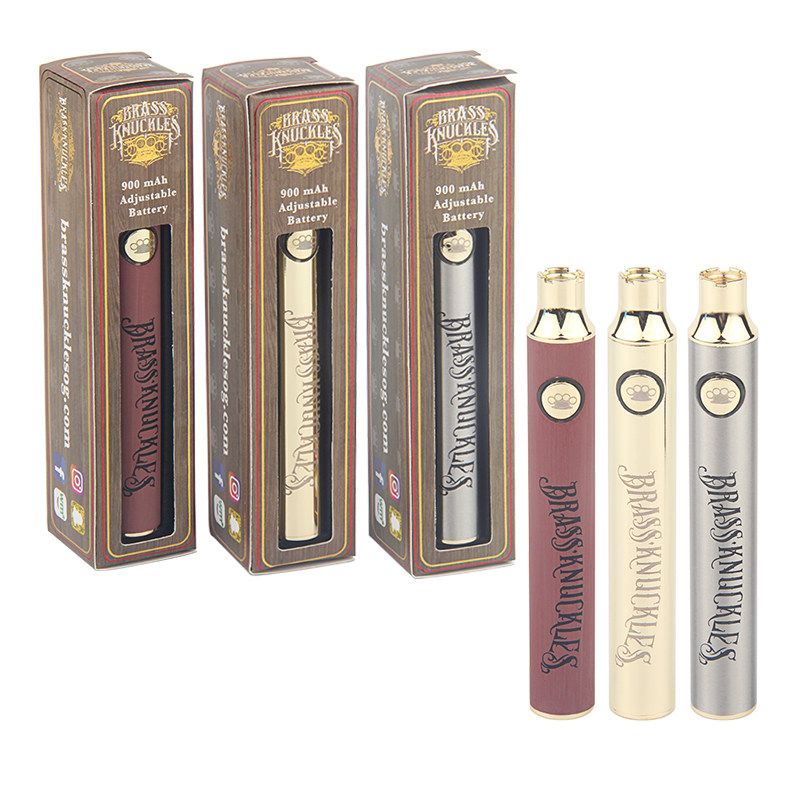 2020 Brass Knuckles Charger Kit 510 Thread Vape Pen Battery 650 900 MAh