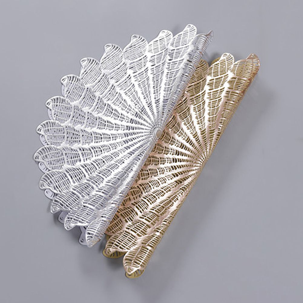 silver table coasters