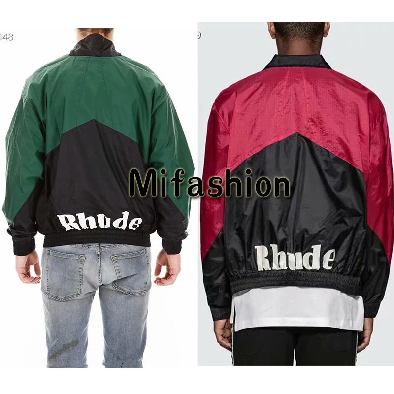rhude flight jacket