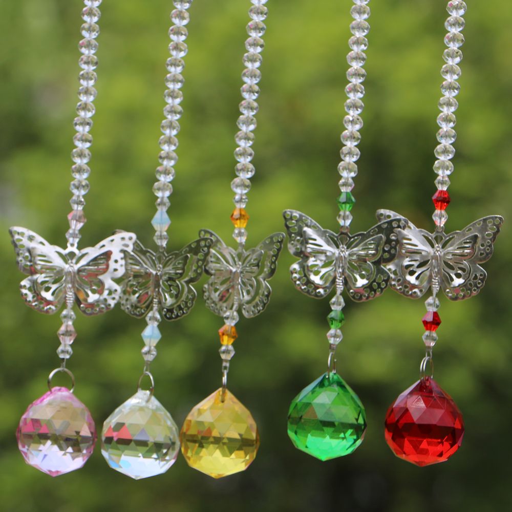 Wholesale Stylish And Cheap BRAND 20mm Rainbow Crystal Ball Prism